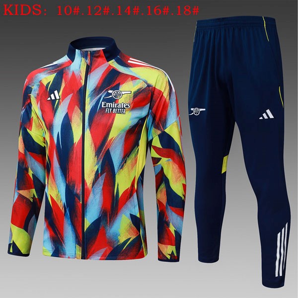Ninos Chandal Arsenal 2025/26 Azul Rojo 3